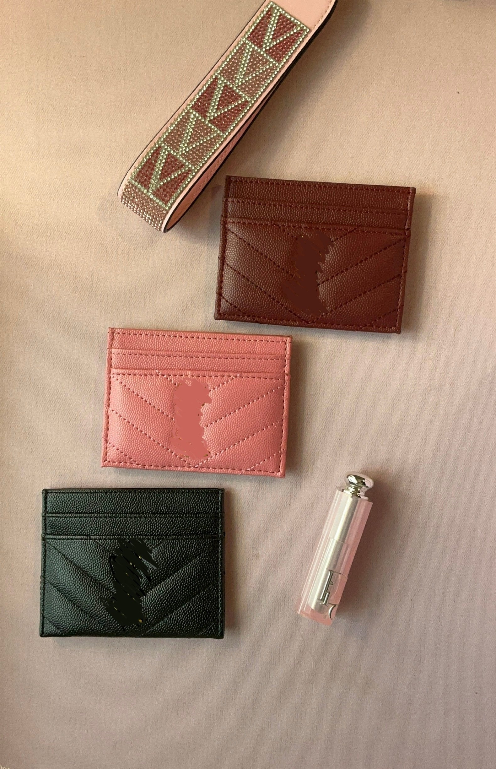 Quilted Luxe Card Wallet